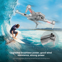 2021 nowy S608 GPS Drone 6K podwójna kamera HD profesjonalna fotografia lotnicza bezszczotkowy silnik składany Quadcopter RC odległość 3000M 5